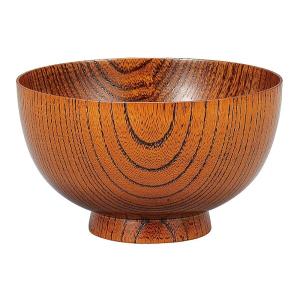 宮本産業 お椀 欅 4.0 仙才椀 中出博道作 330ml ブラウン 4512951086324
