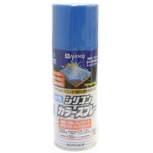 カンペハピオ スプレー 塗料 水性 つやあり 高耐久 微臭 多用途 水性シリコンカラースプレー ブルー 300ML 日本