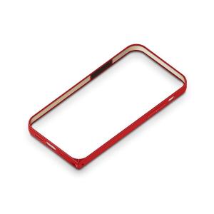 Premium Style iPhone 12 mini用 アルミニウムバンパー レッド PG-20FBP02RD