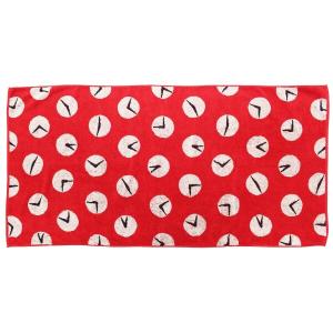 楠橋紋織(Kusubashi Mon Ori) バスタオル レッド 約120×60cm ドラえもん タイムふろしき A-87113-11-R
