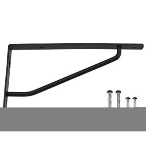 ハイロジック カラースレンダー棚受 150×75mm ブラック 98161