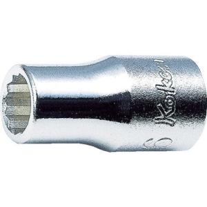 山下工業研究所 ソケット 12角 2405M-10 差込角:6.35×全長:22×規格:10mm 1個
