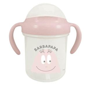 大西賢製販 バーバパパ FOR BABY ストローマグ BARBAPAPA BPU-1302  可愛い 赤ちゃん 出産祝い プレゼント ピンク