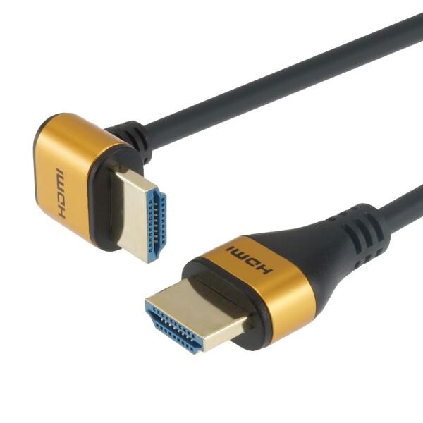 ホーリック HDMIケーブル L型90度 1m 4K/60p 18Gbps HDR HDMI 2.0...