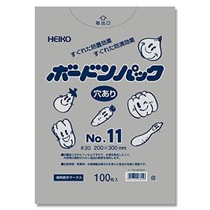 シモジマ ヘイコー ボードンパック 0.02mm No.11 穴あり 100枚入 幅20x高30cm