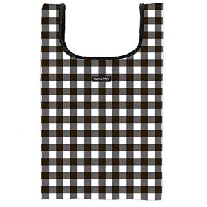 Hanna Hula エコバッグ M ギンガムブラック CECO-GBK-M 約:横29.5×縦50cm