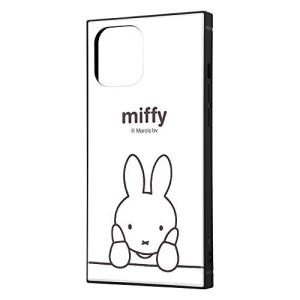 イングレム iPhone 12 Pro Max 耐衝撃ハイブリッドケース KAKU ミッフィー thinking_1 IQ-BP28K3TB/MF001