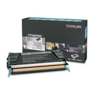 レックスマークレーザープリンタ リターンプログラムトナーカートリッジ ブラック C734A1KG
