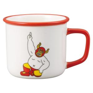 サンアート おもしろ食器 STRONGEST マスクマン マグカップ KEEP YOUR HEAD UP 赤 SAN3609-3