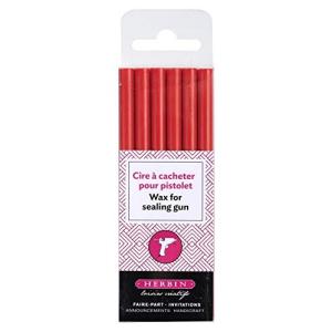 エルバン シーリング スタンプ ワックス ガン用 6本入り レッド hb35820