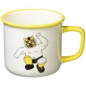 サンアート おもしろ食器 STRONGEST マスクマン マグカップ NEVER GIVE UP 黄 SAN3609-2