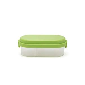 三好製作所 GEL-COOL plus クリアランチボックス 保冷剤一体型 ドーム M アスパラガスグリーン 0101-0226
