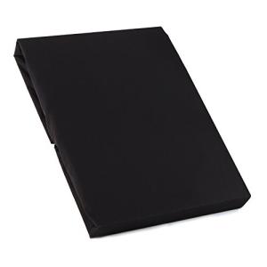 日本製 200本ブロード コットン100%カバーリング 敷き布団カバー シングルサイズ ブラック ILC311000-130