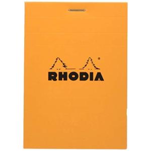 ロディア メモ帳 No.12  80枚 方眼罫 撥水カバー ミシン目入 PEFC認証取得 ブロックロディア オレンジ RHOD