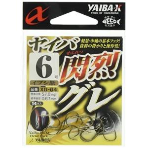 ささめ針(SASAME) XD-04 ヤイバ閃烈グレ(イブシ茶) 6 XD-04