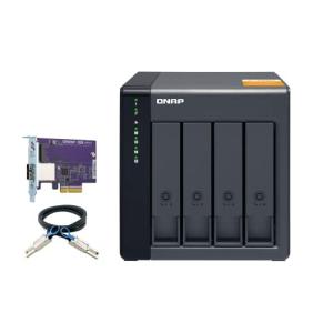 QNAP(キューナップ) TL-D400S 4ベイ Mini SAS（SFF-8088）接続JBODストレージエンクロージャー