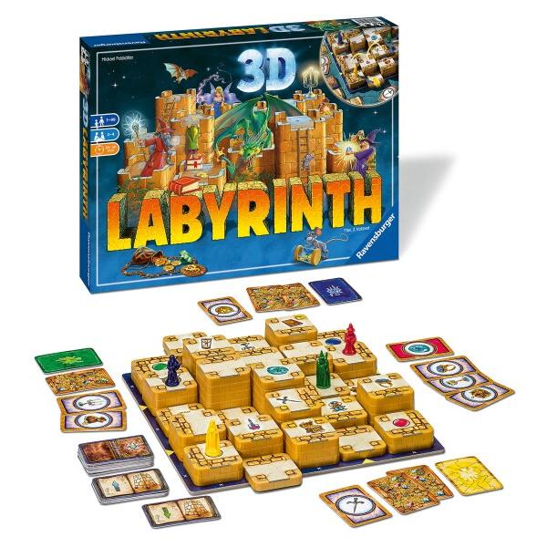 Ravensburger ラベンスバーガー 3Dラビリンス (ボードゲーム アナログゲーム) 2~4...