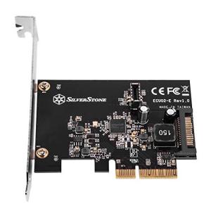 Silverstone USB3.2 USB 増設 内側20ピン Key-Aコネクタ付き PCI Expressカード SST-ECU02-E