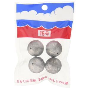 第一精工 釣り用オモリ パック 丸型 15号 23068 シルバー