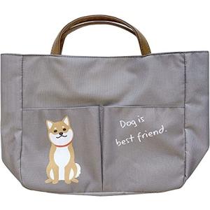大西賢製販 バッグインバッグ 柴犬 グレー 23×8×H20cm AMB-1807