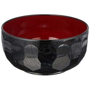 アサヒ興洋 お椀 汁椀 丼 亀甲 黒 直径14.5×高さ7cm 食洗機対応 電子レンジ対応 和風 日本製