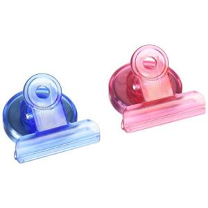 ミツヤ マグネットクリップ アクア 小 赤/青 AM-02P