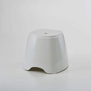 藤栄 バスチェア ホワイト 幅35×奥行35.5×高さ30.5cm &HAT バススツール AH-001