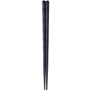 福井クラフト 箸 日本製 22.5cm 六角立荒彫箸