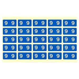 ライオン事務器 カラーナンバーラベルL 数字9 1パック 250片:25片×10シート
