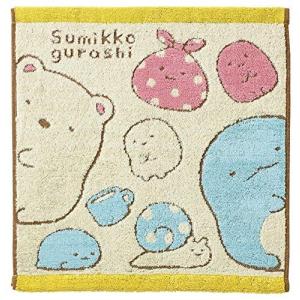 丸眞 ハンドタオル すみっコぐらし 34×36cm いっぱいすみっコ 綿100% 6575009400