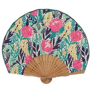 グローバルアロー Natti 扇子21 PROTEA サイズ：約W23 H21 S04-4219
