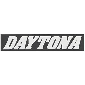 デイトナ バイク ステッカー ブランドロゴ DAYTONA 角型 150×30mm 黒/銀文字 21276