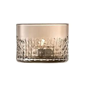 LSA Wicker Tealight Holder H6.5cm ブラウン