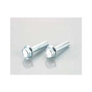 キタコ フランジ付六角ボルト M6xP1.0x45MM 汎用 ユニクロ 2PCS 0900-062-02008