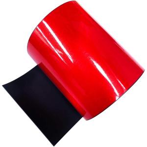 日東エルマテリアル 反射マグネットシート 100mm×1m HS-MAGNET100RED 赤