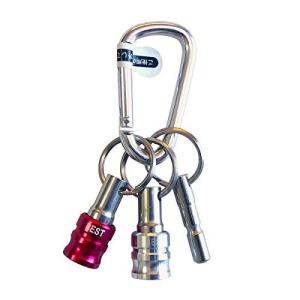 ベストツール(Besttool) ベスト 2pcビットホルダー カラビナ+キーアダプター付 レッド BTH-22RW