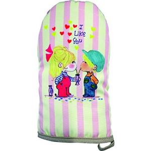 ワタナベ 水森亜土 ミトン フタリ H24.5×W16cm ポリエステル/綿 AD-3517