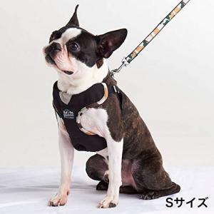 ペティオ  Ethical Door エシカルドア 迷彩ベストハーネス ブラック 犬 S サイズ