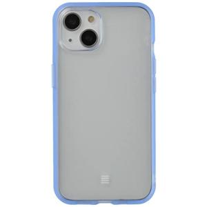 グルマンディーズ IIIIfit Clear iPhone13対応ケース ライトブルー IFT-91LBL