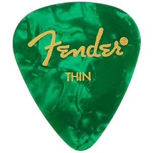 Fender フェンダー ピック GREEN MOTO  THIN グリーンモト 0980351771