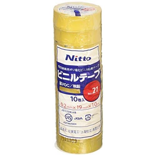 日東電工CS ビニールテープNo.21 19mm×10m 透明 10巻入り 2110TM