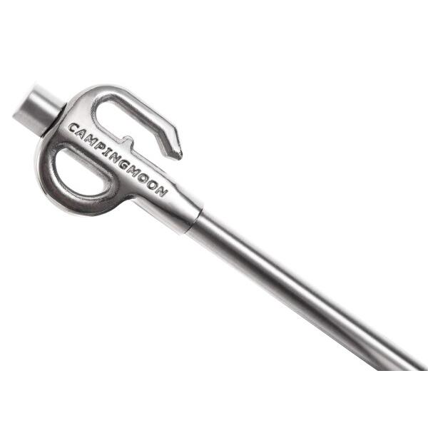 キャンピングムーン（CAMPING MOON） 係留用ポール 係留用ペグ ペット 大型犬用 ステンレ...