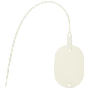 未来工業 ワンタッチカラーエフ 吊り下げタイプ ワンタッチ 小判形 参考寸法37×55mm 1袋 KFY-3755W-T