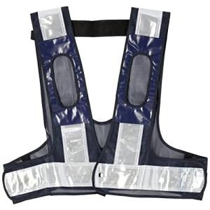 ミズケイ フルハーネス用 安全ベスト  紺/白 キングサイズ 5941151