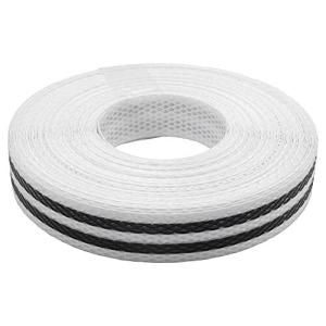 紺屋商事(Konyacorporation) PPバンド 白黒ストライプ色 15mmx10m (手仕事用) 00321110