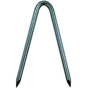 ダイドーハント(DAIDOHANT) (ロープ止め) 打込棒 U型 ( 鉄/ユニクロ ) (呼び径) 6 x (長さ) 100mm (1本入) 10102246