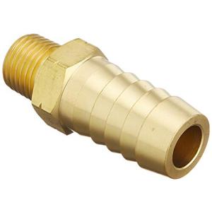 フローバル ホースニップル 黄銅製ねじ込継手 GHN-0216 1/4x16