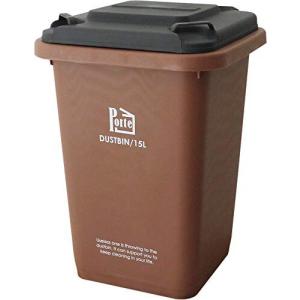 現代百貨 PORTE ダストビン ブラウン 15L A367BR