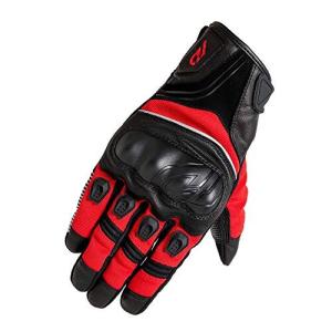 山城 IDEAL バイク用 グローブ ID-005 BRAVE レッド XSサイズ ID005/RD/XS