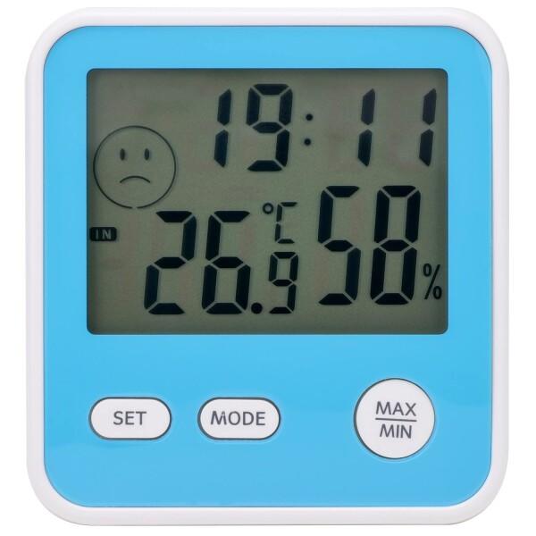 エンペックス気象計 デジタルMini温度・湿度計 時計 TD-8326